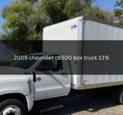 2009 chevrolet c6500 box truck 13'6