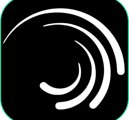 logo am alight motion png