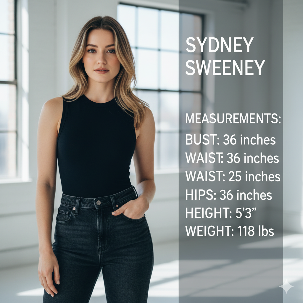  sydney sweeney measurements