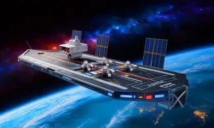 Space force orbital warship carrier