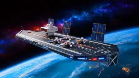 Space force orbital warship carrier