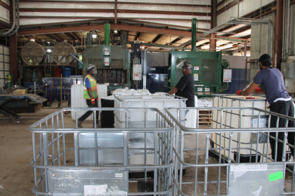 Material handling containers