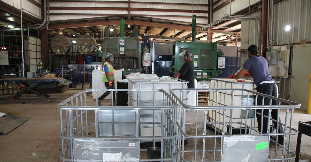 Material handling containers