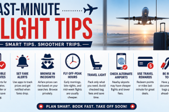 last-minute flight tips