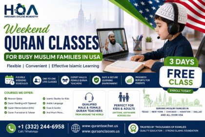 Weekend Quran Classes in USA – Flexible Online Quran Learning for Busy Muslim Families in Texas, New York & Chicago